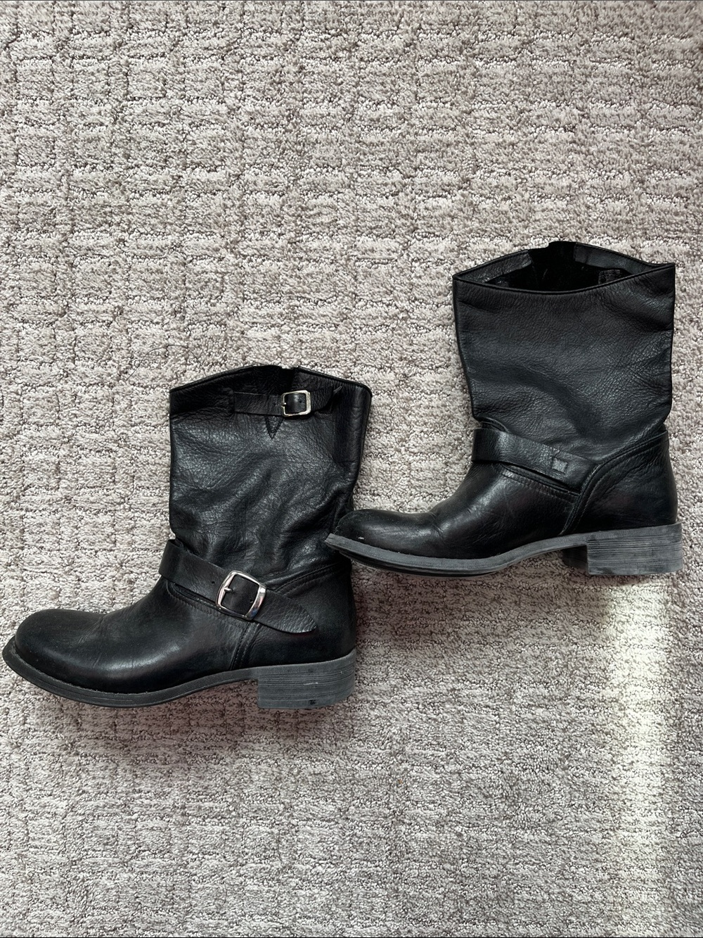 Cordani calzature Patrick Black Leather Boots 7.5